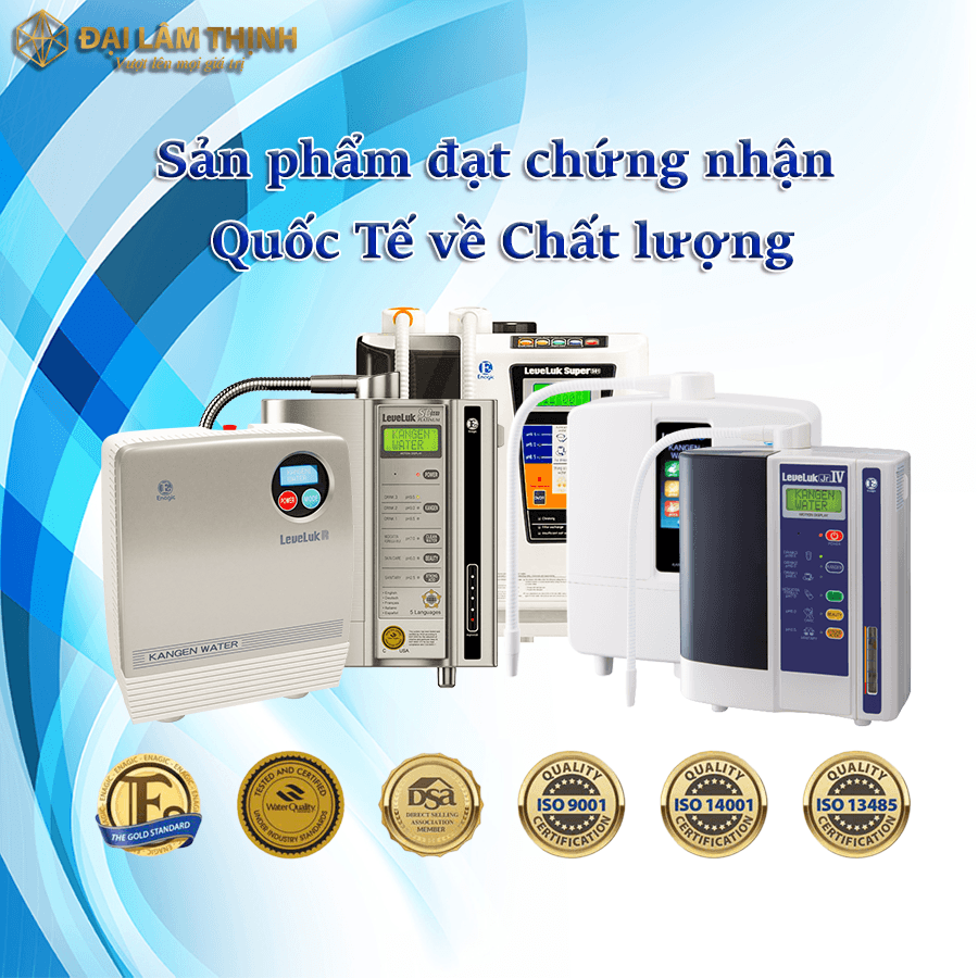 bảng giá top 6 máy lọc nước kangen nhật bản