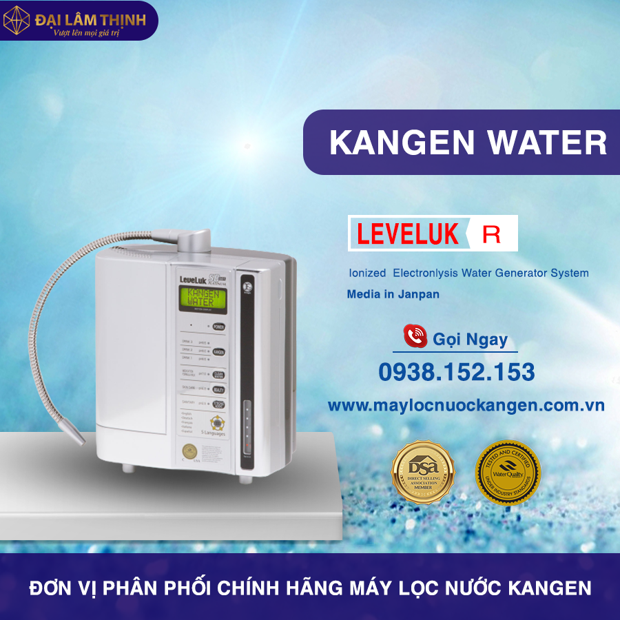 m&aacute;y lọc nước kangen leveluk SD501 platinum
